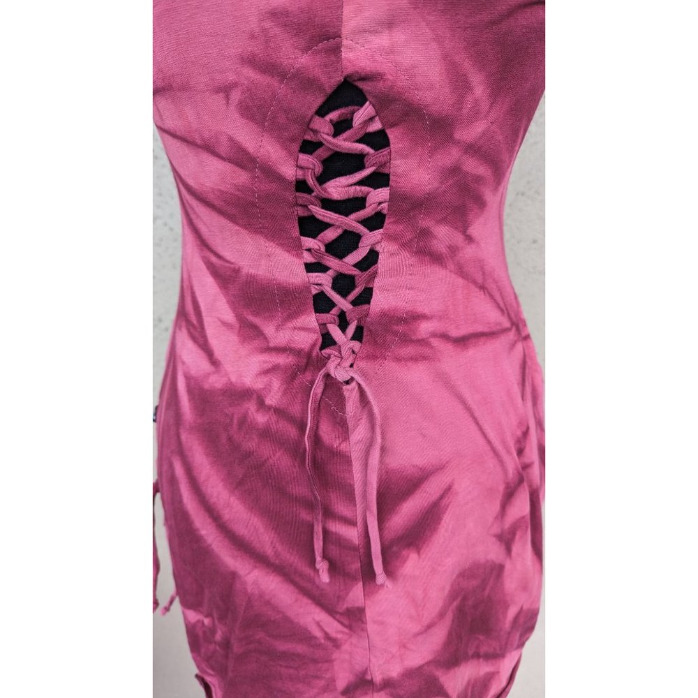 💜NWT Raspberry Buddhaful Asymmetrical Ruched Tank Top - Picture 5 of 16